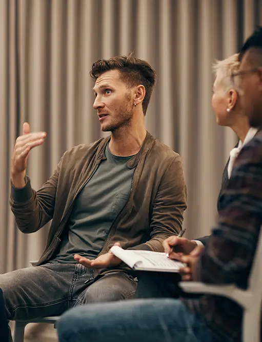 Mental Health Group Therapy Session